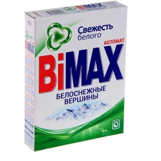 Стиральный порошок автомат BiMax (Бимакс) Белоснежные вершины, 400 г х ...