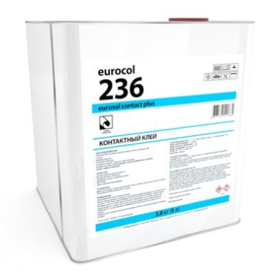 Клей forbo 236 Eurosol Contact Plus, 3,8кг #1