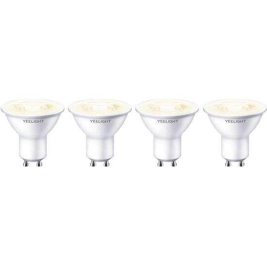 YEELIGHT Умная лампочка GU10 Smart bulb W1(Dimmable) - упаковка 4 шт., 4.5 Вт, Светодиодная, 1 шт.  #1