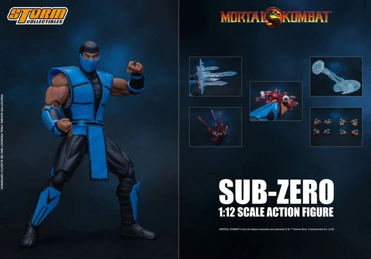 ゲームキャラクター Storm Collectibles Sub-Zero Storm Collectibles,Фигурка Sub-Zero Mortal Kombat Action Figure