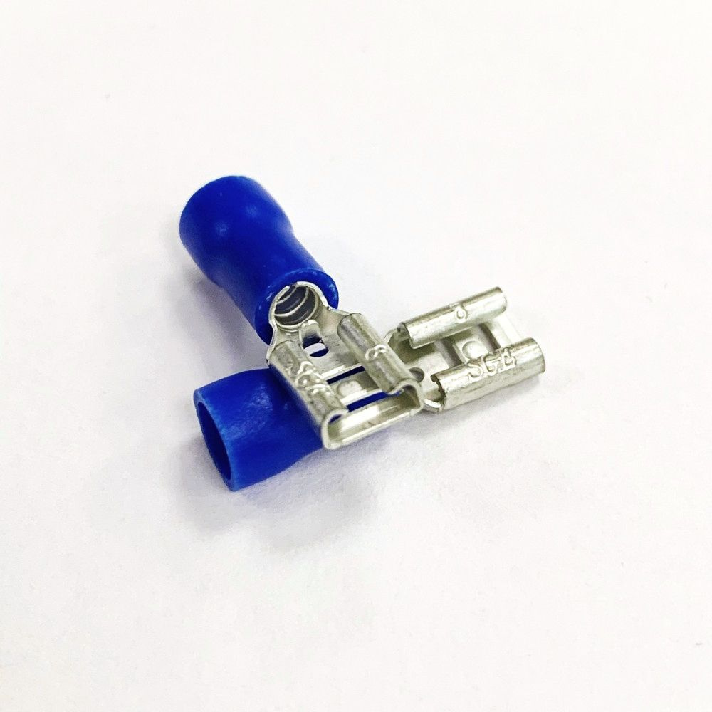 Клемма плоская изолир.- Гнездо (мама) 4.8мм 1.5-2.5кв.мм VD2-4.8F5 (РПИ ...