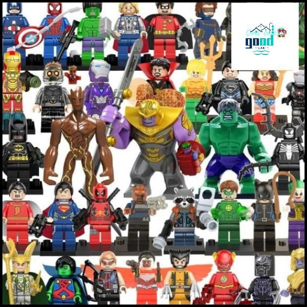 Лего фигурки Марвел 38 шт / супергерои Marvel / Набор фигурок Мстители ...