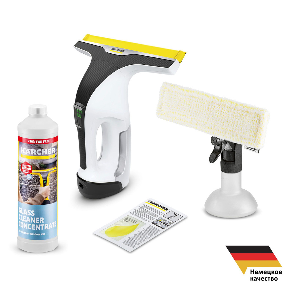 Стеклоочиститель электрический (мойщик окон) Karcher WV 6 Plus, белый ...