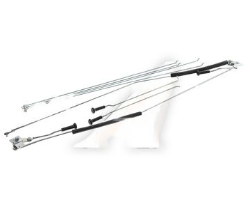 Тяга замка двери комплект ВАЗ-2104 2105 2107 - KR арт. 2105-6105/6201 ...