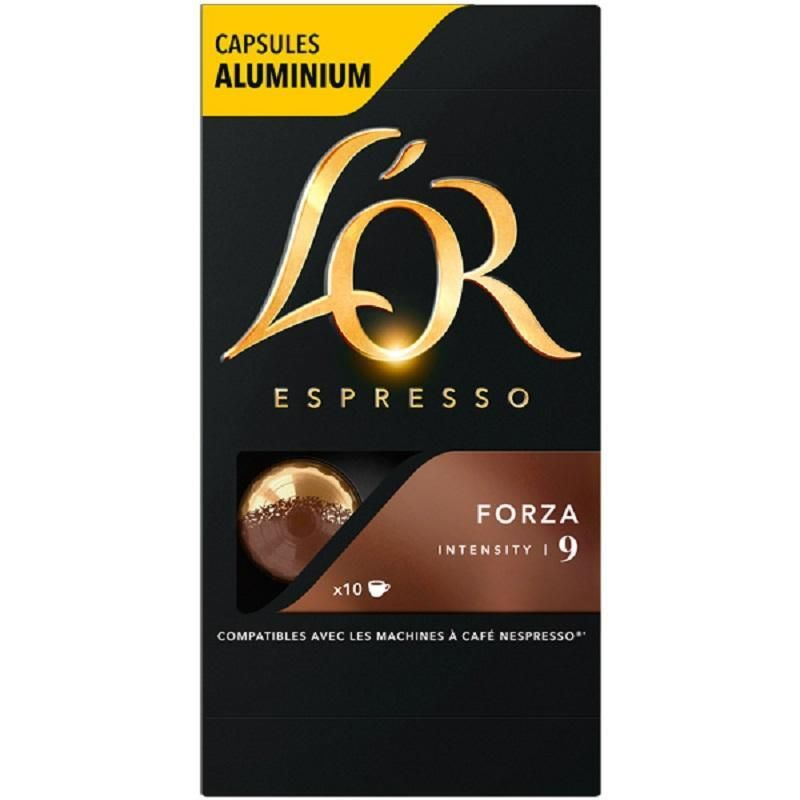 Кофе в капсулах для кофемашин L'or Espresso Forza (10 штук в упаковке)  #1