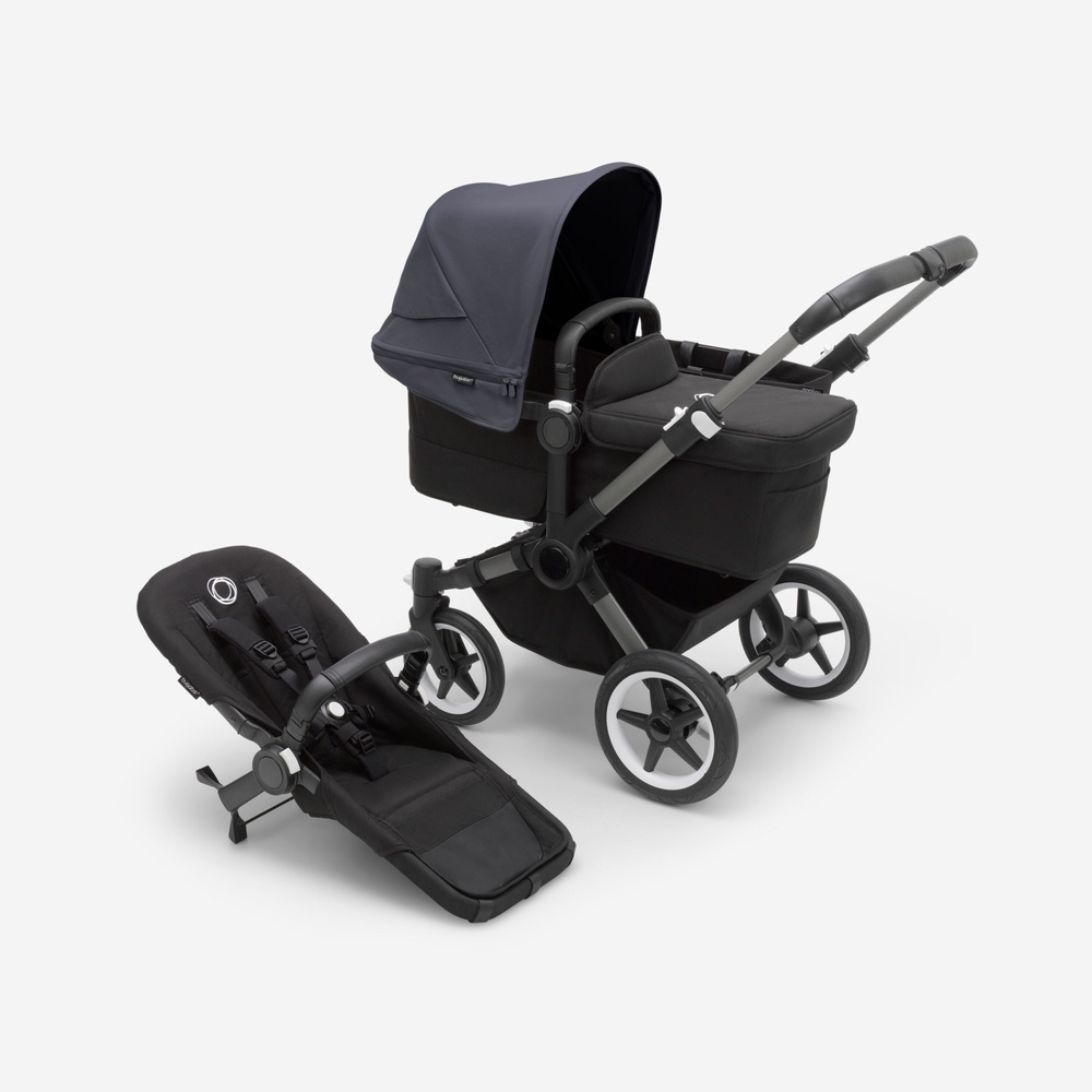 Коляска Bugaboo Donkey 5 Mono Stormy blue/midnight black/graphite #1