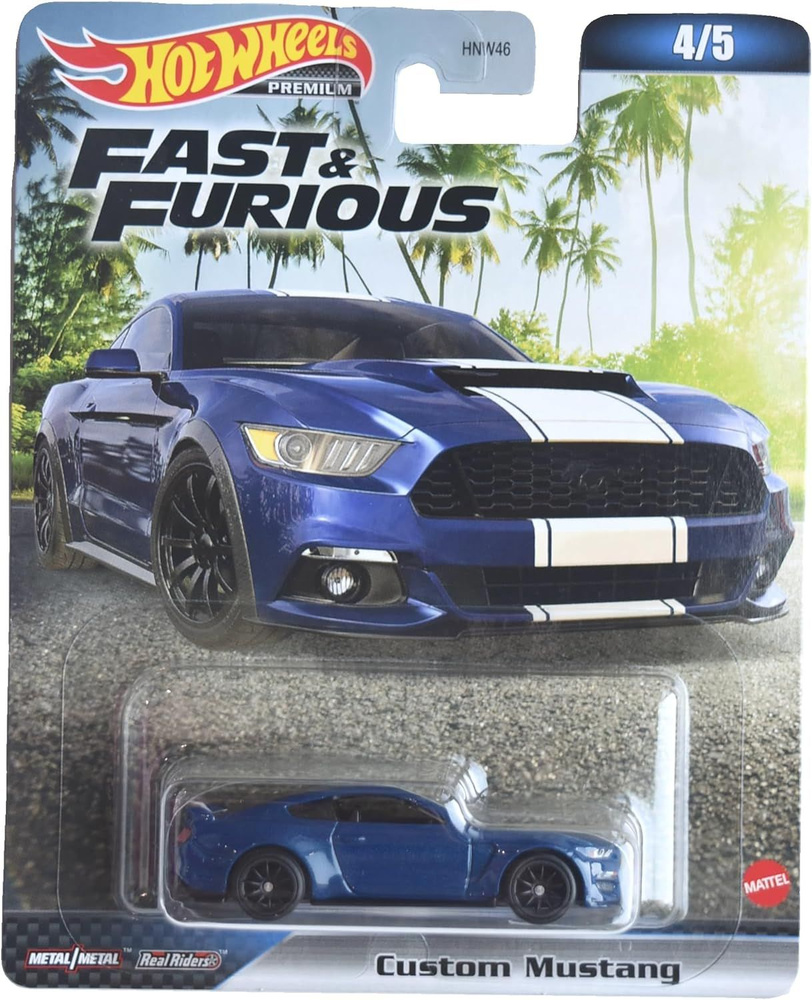 Premium Hot Wheels Custom Mustang Deep Impact Blue Fast Furious 2023 4 5 mix 3 OZON 1398947295