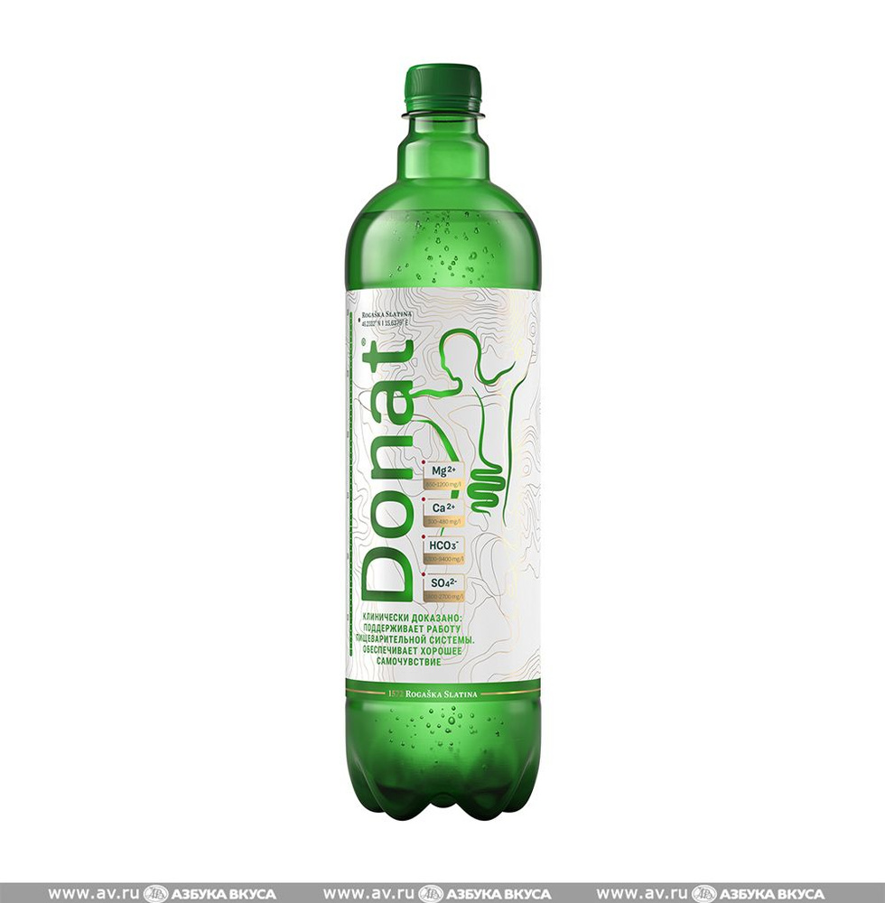 Вода минеральная газированная, Donat Mg, 1 л -1 шт. - купить с ...