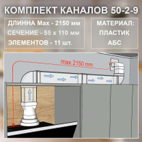 Труба для вытяжки на кухне 120 мм пластик