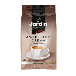 Кофе в зернах Jardin Americano Crema, арабика, робуста, 1 кг Jardin