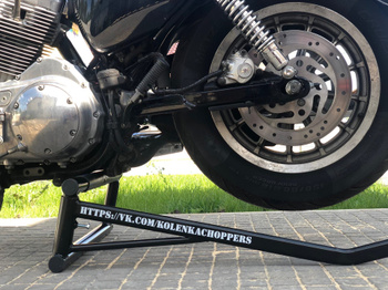Подставка подъемник стойка для мотоцикла Cross Enduro Orange Crazy Iron
