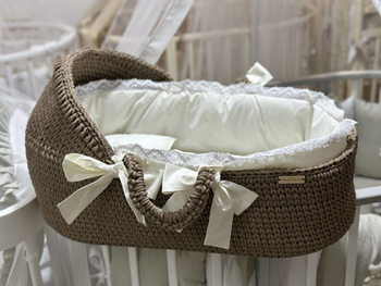 Вязаная люлька для новорожденного + подставка - качалка №657832 - купить в Украине на Crafta.ua