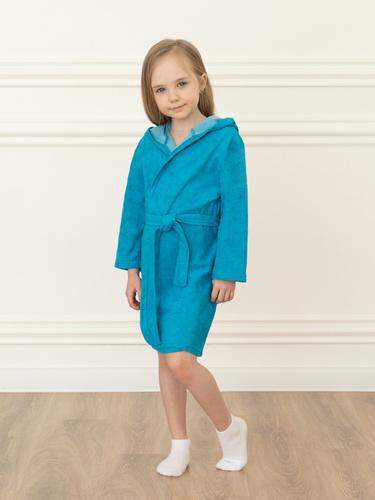 Махровый халат для девочки — купить в интернет-магазине OZON по выгодной  цене