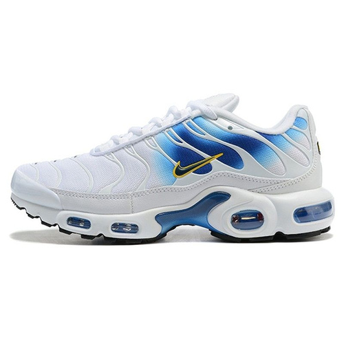 Blue and cheap yellow nike tn