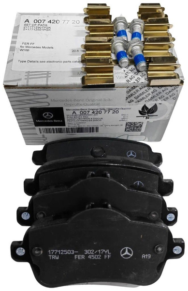 ●Twenty Two Mercedes-Benz Колодки тормозные дисковые Задние, арт. A0074207720