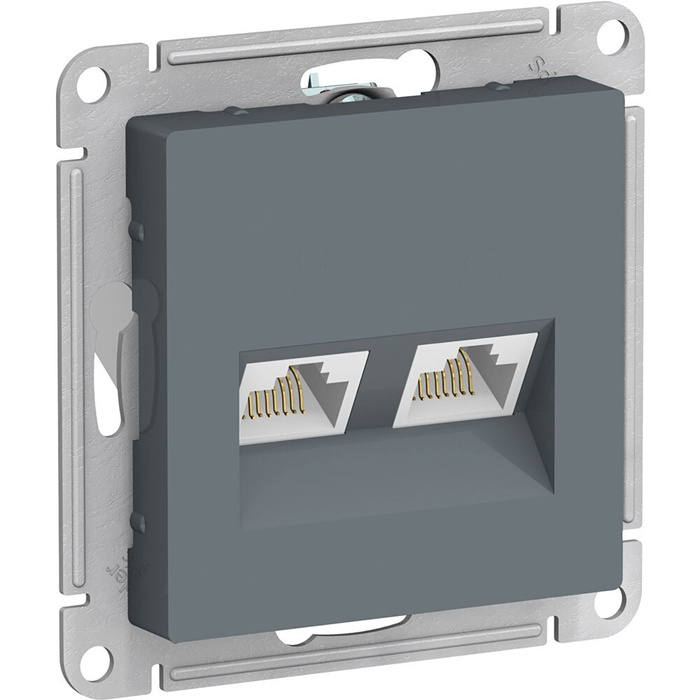 Розетка компьютерная двойная schneider electric. ATLASDESIGN розетка двойная компьютерная rj45+rj45. Розетка компьютерная 2-м ATLASDESIGN rj45 кат.5e механизм карбон sche atn001085. Atlas Design грифель.