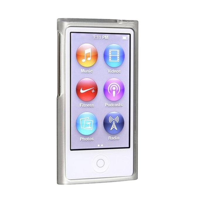 Резиновый чехол из ТПУ для iPod nano 7-го поколения Frost Clear Белый ...