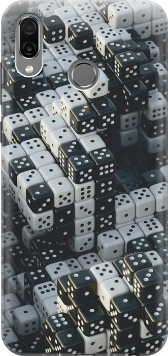 Силиконовый чехол на Honor Play / Хонор Плей с принтом \"Игральные кости ...