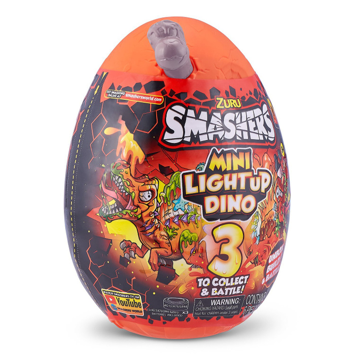 Смешерс. Zuru Smashers Mini LIGHTUP Dino. Smashers Mini Dino Light. Smashers Mini Light up Dino