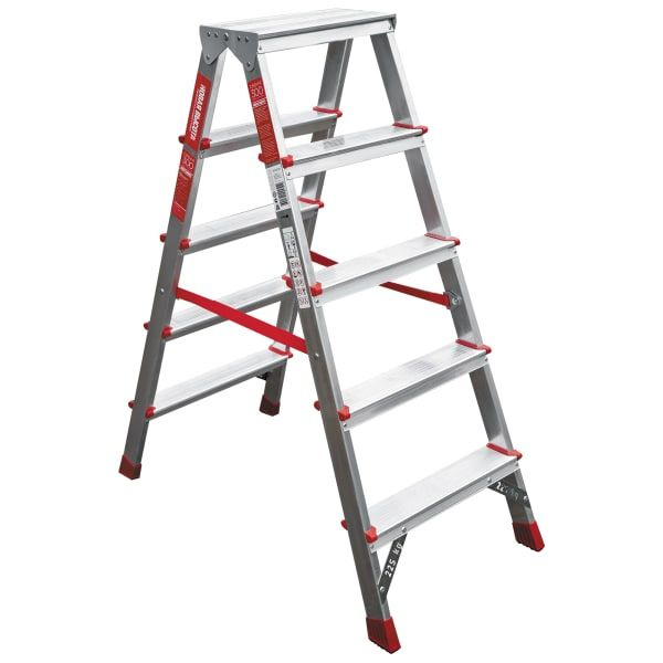 Стремянка Новая Высота Мини- платформа алюминиевая 5 ступеней / 2 ...