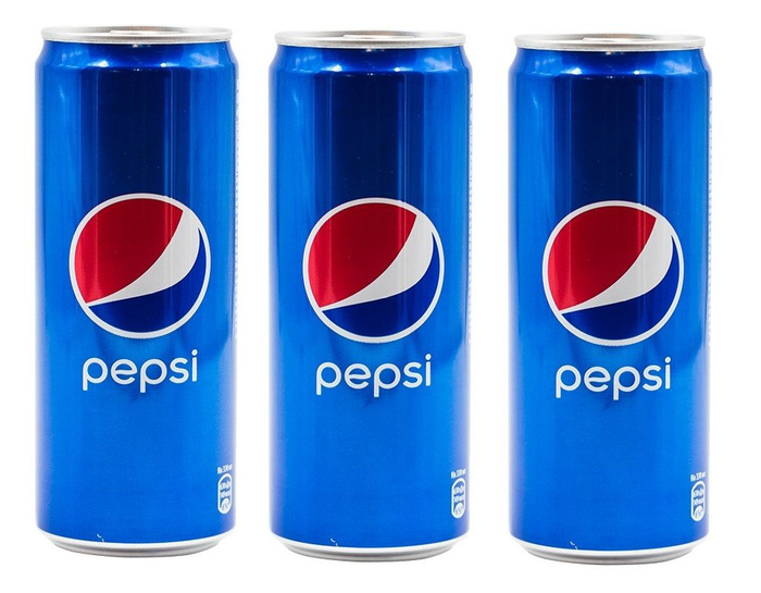 Газированный напиток Pepsi / Пепси тонкая банка 330мл. х3шт (Польша ...