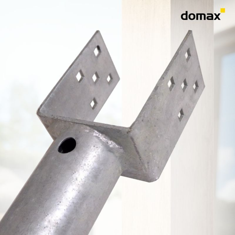 Вкручивающаяся опора бруса свая закрытая крепление для балки столба ...