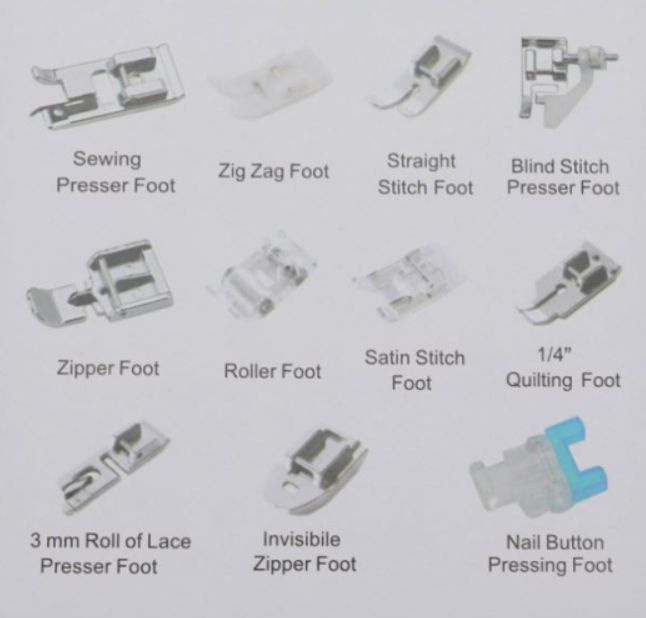 Лапки, подходящие к швейной машинке