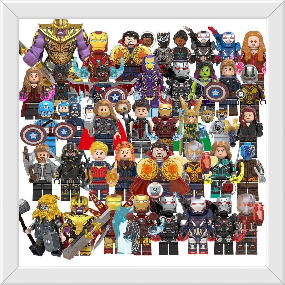 Набор фигурок Марвел Лего фигурки Marvel Супергерои случайно 24 штук ...