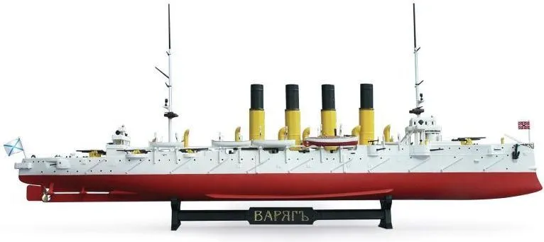 Сборная модель Zvezda (ЗВЕЗДА) Подарочный набор Крейсер Варяг (1:350), вариант, фото 4