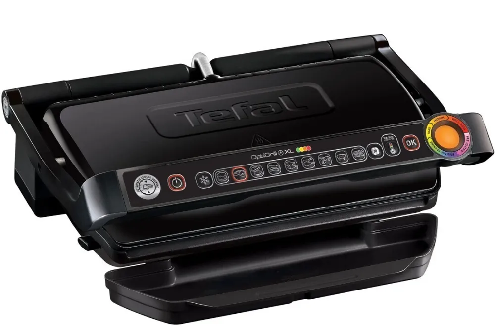 Гриль электрический со съемными панелями Tefal Optigrill+ XL GC722834 , черный, черный, фото 3