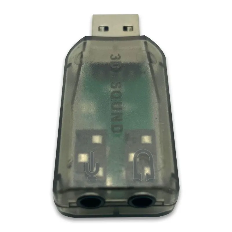 Внешняя звуковая карта USB2.0, адаптер звука для ПК (5.1), вариант, фото 3