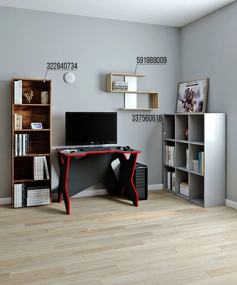 Игровой компьютерный стол Феликс Для геймера, 100х80х75 см - купить по ...