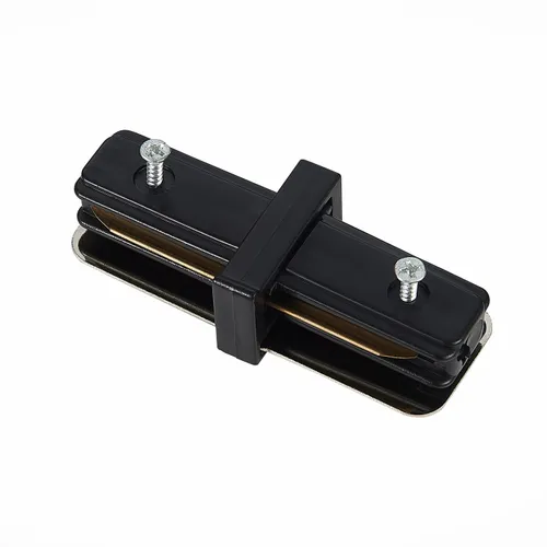 Коннектор прямой ST LUCE цвет черный Однофазная трековая система BASE , ST002.419.00