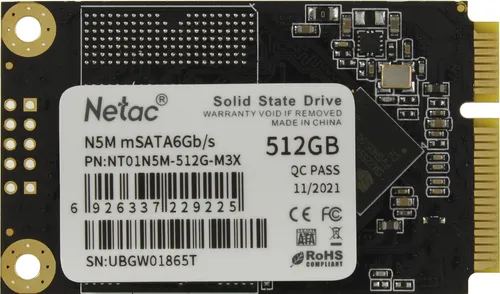 Netac 512 ГБ Внутренний SSD-диск N5M 512Gb NT01N5M-512G-M3X (NT01N5M-512G-M3X)