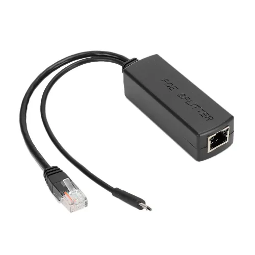 POE-сплиттер 48V в 5V, адаптер с USB, для Raspberry Pi и IP-камер, совместим с 802.3af