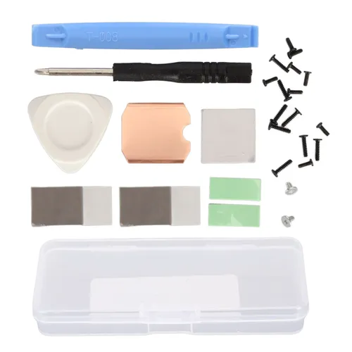 Радиатор для SSD Steam Deck M.2 2230 NVME: медный теплоотвод, термопрокладка, термопаста, инструмент