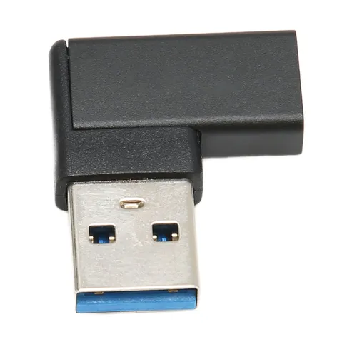 USB Type-C 90 Угловой Адаптер: USB-A на USB-C, Компактный и Прочный, Идеально для Ноутбуков, Планшет