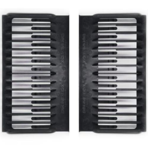 Аксессуардляхранениядисков,рейкана12DVDкомплектиз2-хпластиковыхнаправляющихдлясамостоятельнойустановки(ОЕМ)