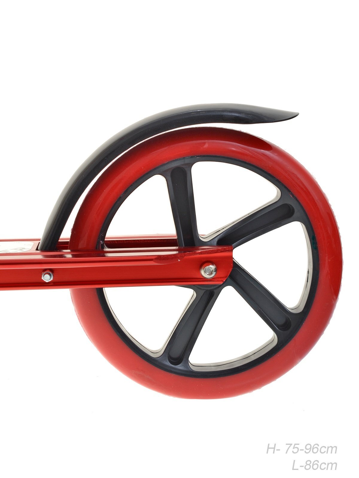 Самокат городской Scooter, красный, GT3623AR, 200мм Самокат городской Scooter, красный, GT3623AR, 200мм