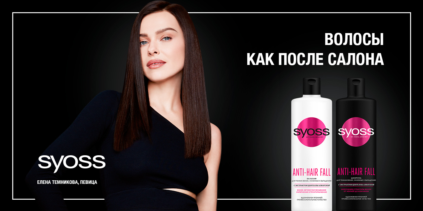 Syoss Anti-Hair Fall Шампунь мужской, зашита от выпадения волос, 450 мл ...