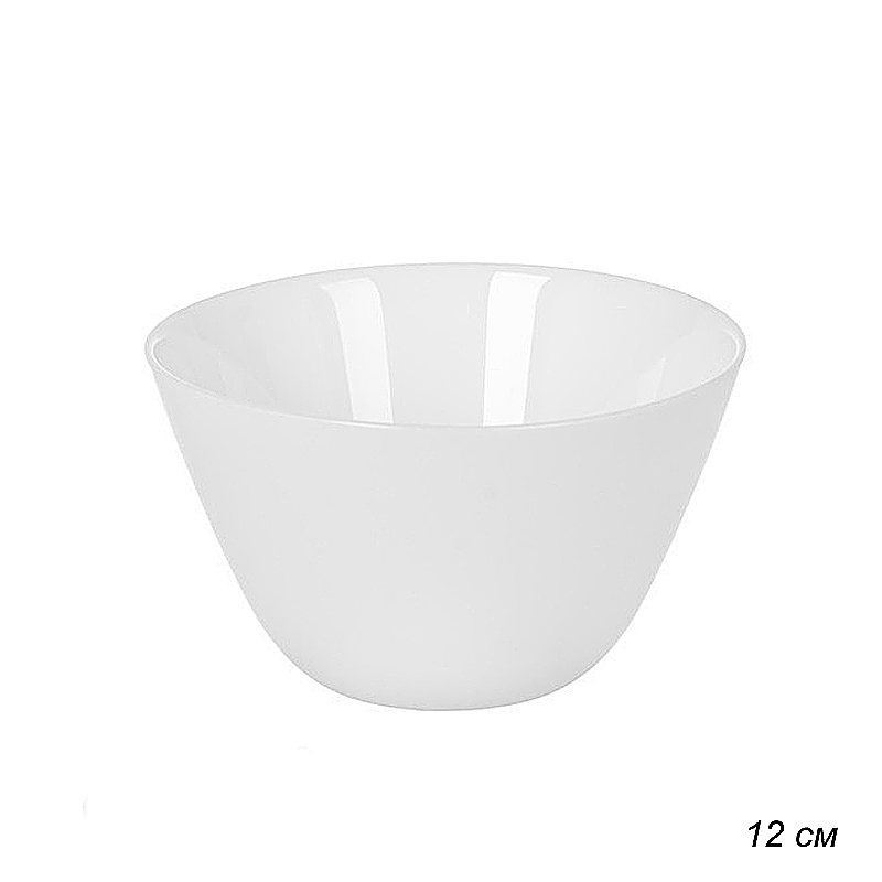 Салатник WHITE LILY глубокий, диаметр 12 см, керамика