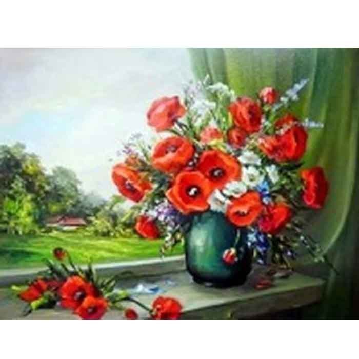 Алмазная мозаика на подрамнике 40x50 ,полное заполнение.