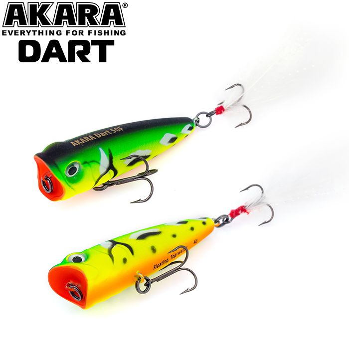 Воблер akara dart 50F 4 гр. (1/7 oz 2,0 in) A136,(набор из 1 шт)