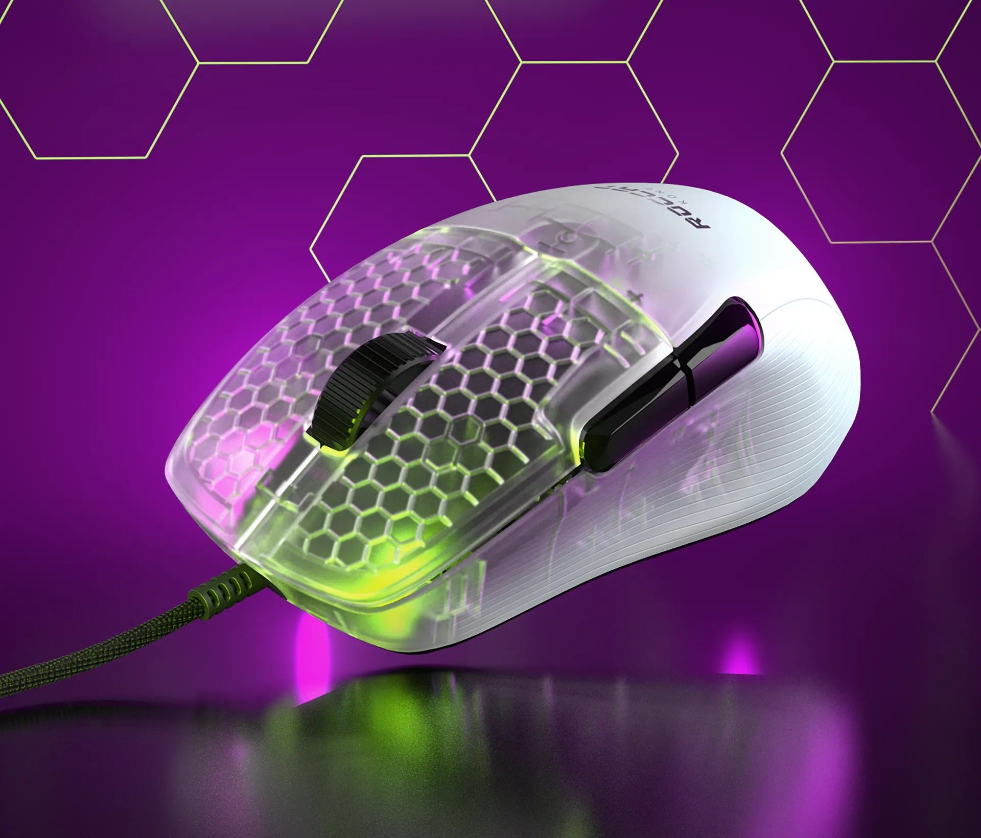 Мышь проводная ROCCAT KONE PRO, белый - купить по выгодной цене в ...