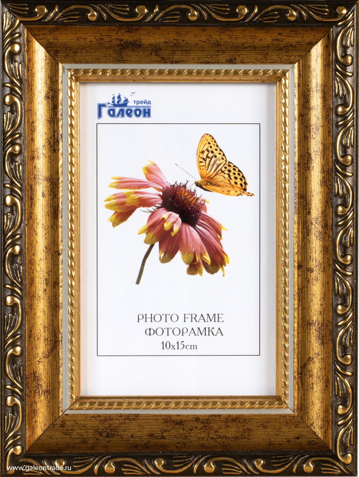 Фоторамка пластиковая 10 х 15 см, медный Фоторамка пластиковая 10 х 15 см, медный