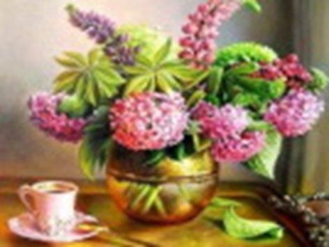 Алмазная мозаика на подрамнике 40х50, полное заполнение.