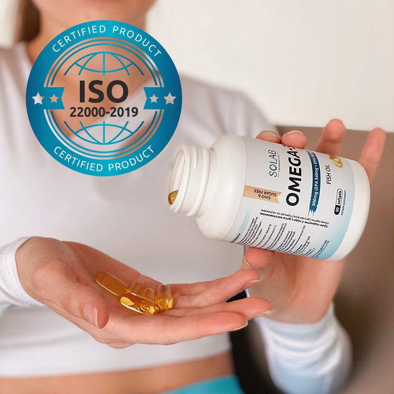 Омега 3, 90 капсул, 100% без добавок, 1000 мг, рыбий жир, дикий анчоус ...