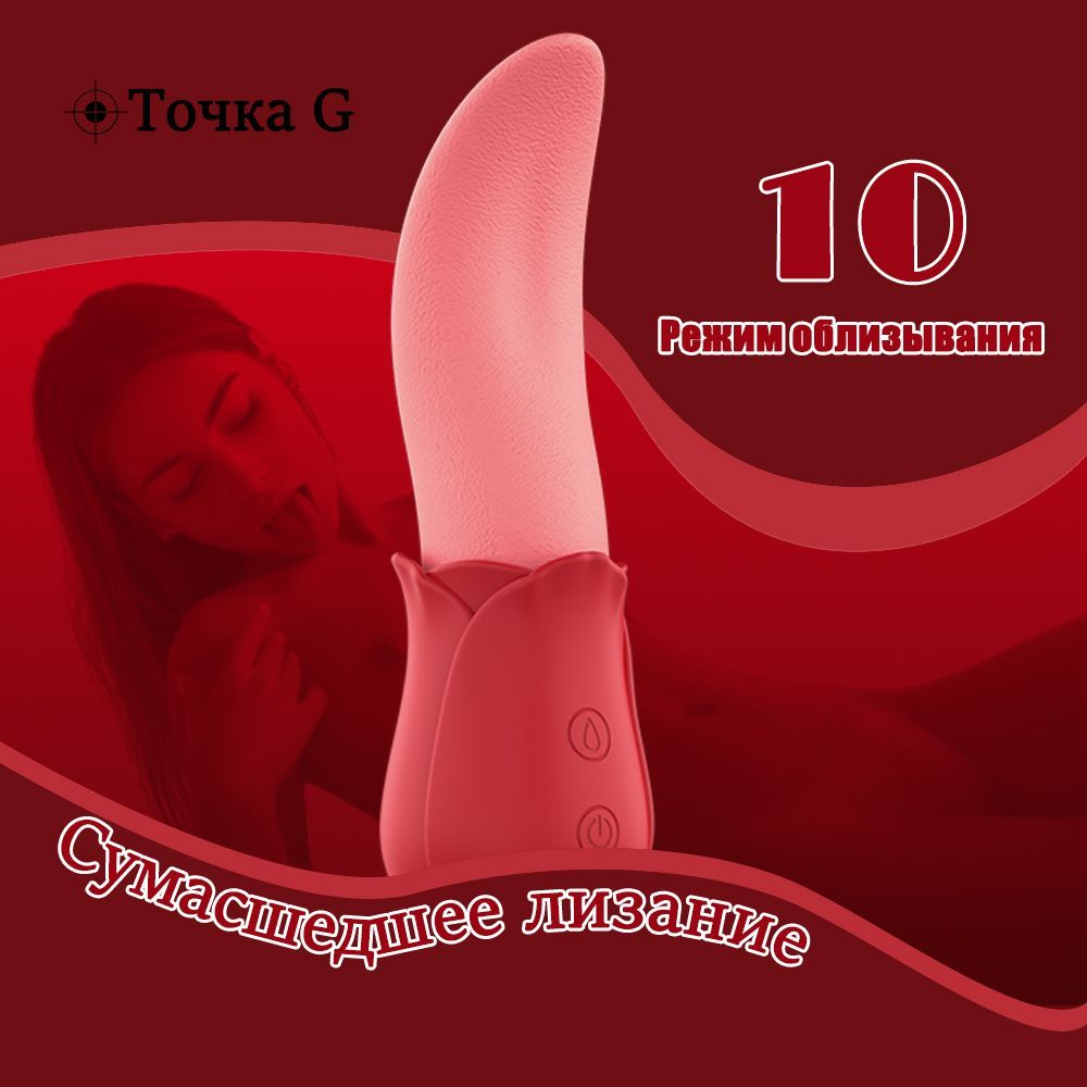 TLUDA Вибратор 2 в 1/Стимулятор клитора G-Spot,Вибратор для языка， силикон,  20 режимов, женские секс-игрушки для взрослых, светло-розовый, 20.5 см -  купить с доставкой по выгодным ценам в интернет-магазине OZON (897846510)