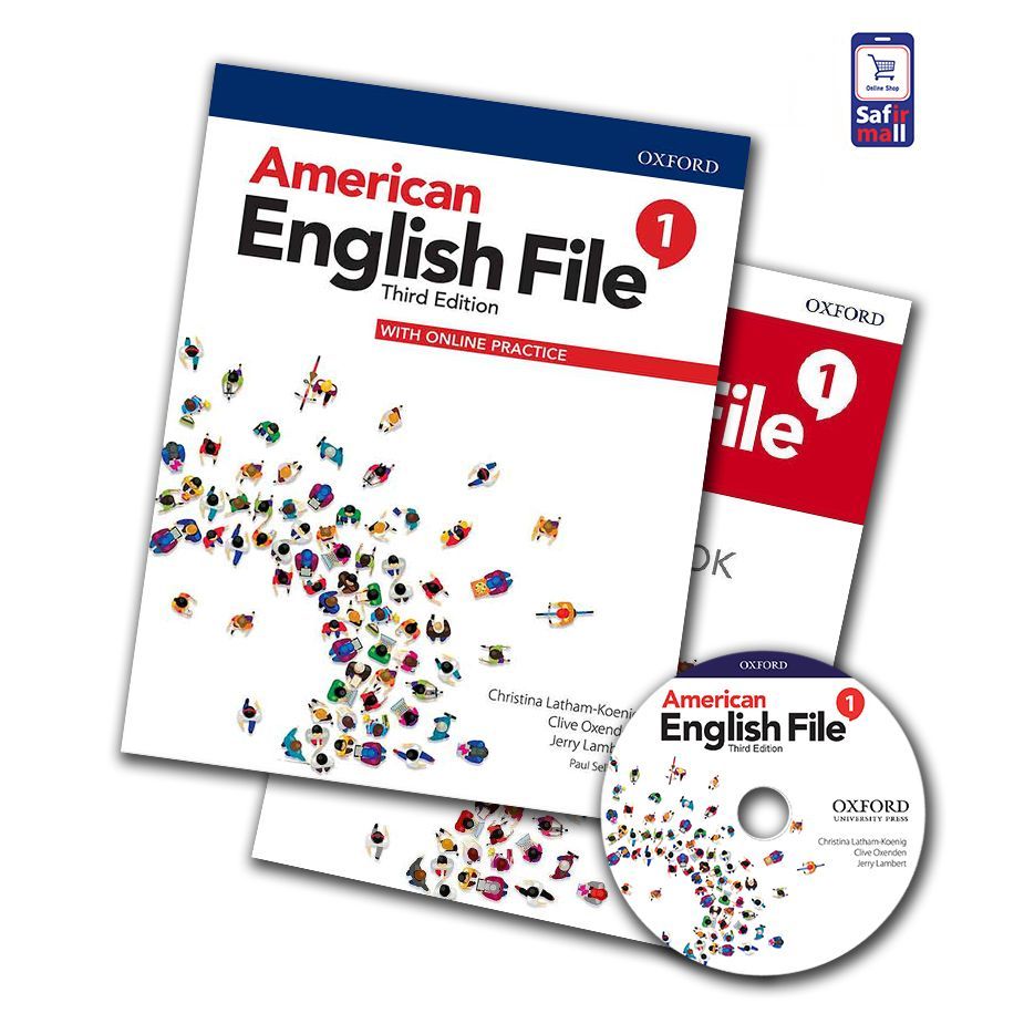 American English File 1 Third Edition, Student book + workbook +