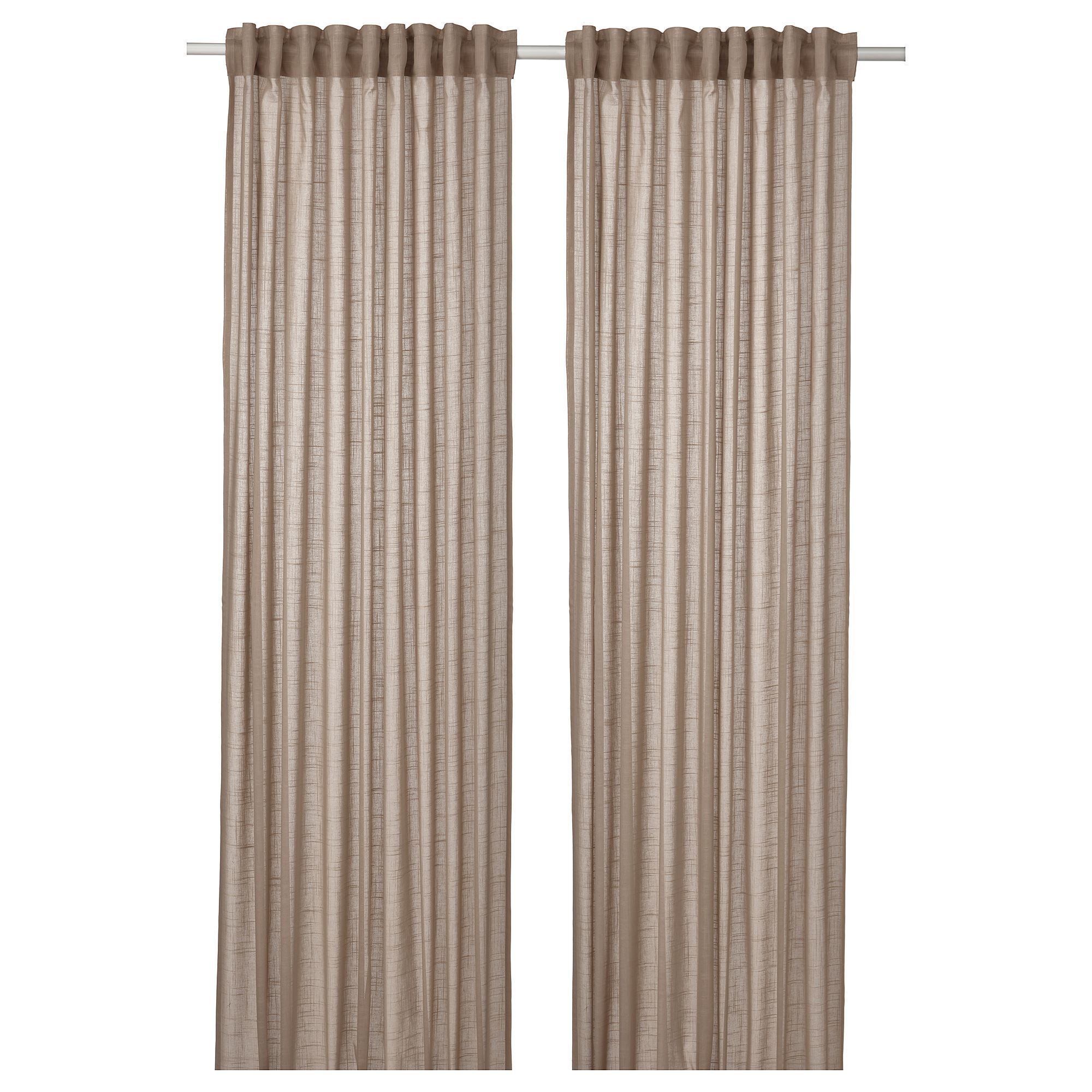 Silverlönn Beige гардина SILVERLÖNN , 300х145см, SILVERLÖNN, Хлопок купить c доставкой ...